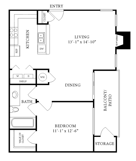 Floor Plans of La Mirage in San Antonio, TX